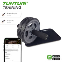 Tunturi Ab Wheel dubbel met kniemat