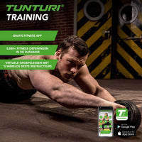 Tunturi Ab wheel pro met fitnessmat 15mm