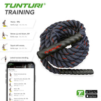 Tunturi Battle rope 12 m