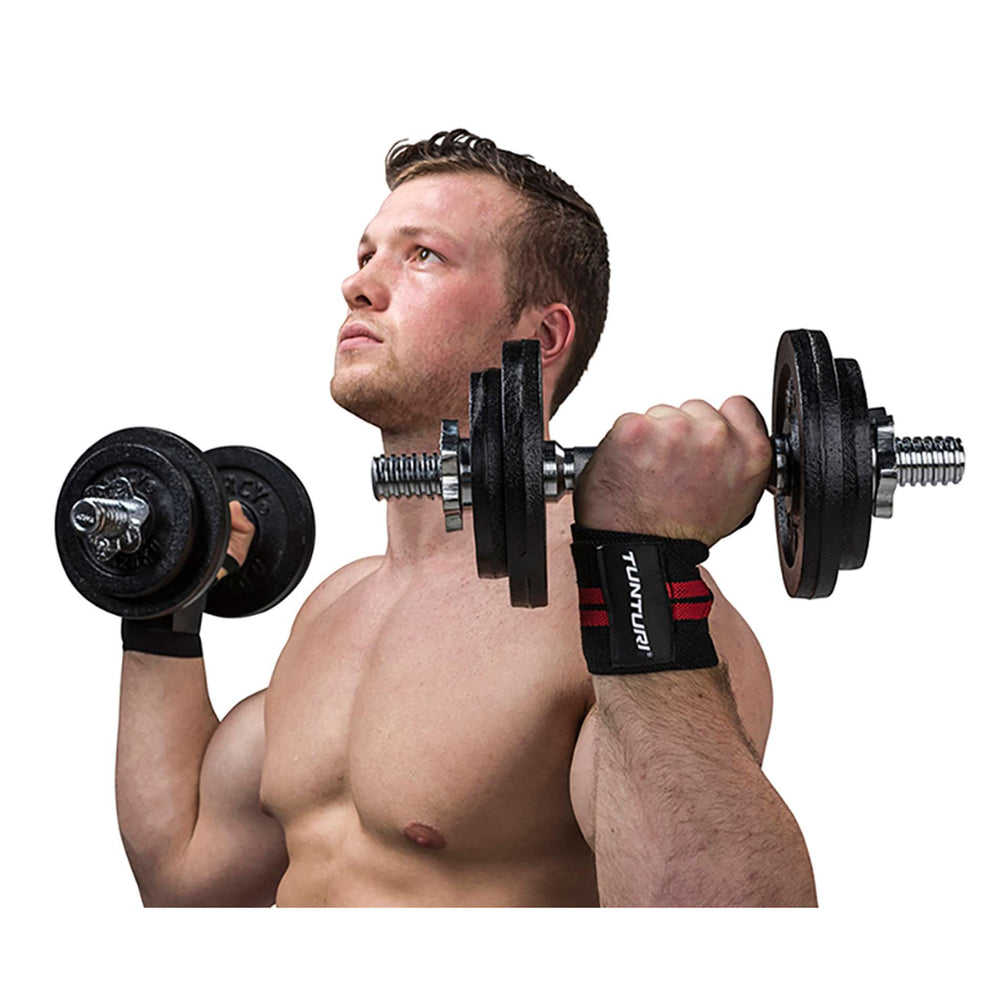 Tunturi Crossfit wrist wraps - Rood