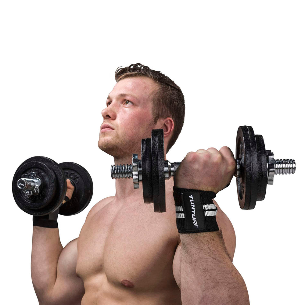 Tunturi Crossfit wrist wraps - Wit