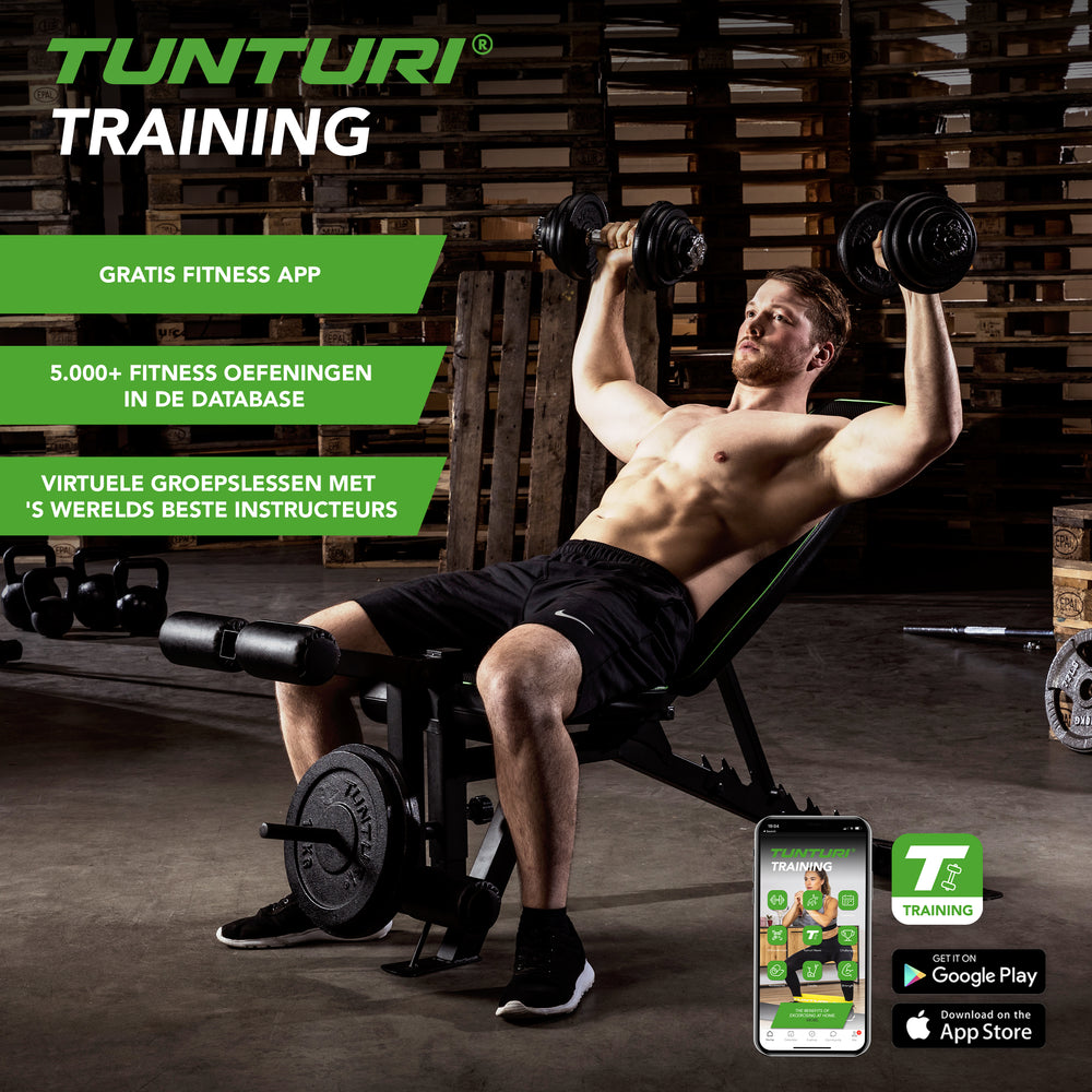 Tunturi Dumbbell Set Gietijzer - 15 kg