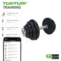 Tunturi Dumbbell Set Gietijzer - 15 kg