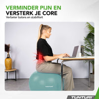 Tunturi Ballon de fitness anti éclatement essence - 75 cm