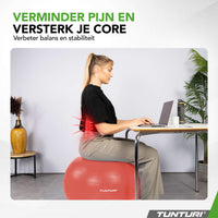 Tunturi Fitnessbal anti burst roségoud - 75 cm