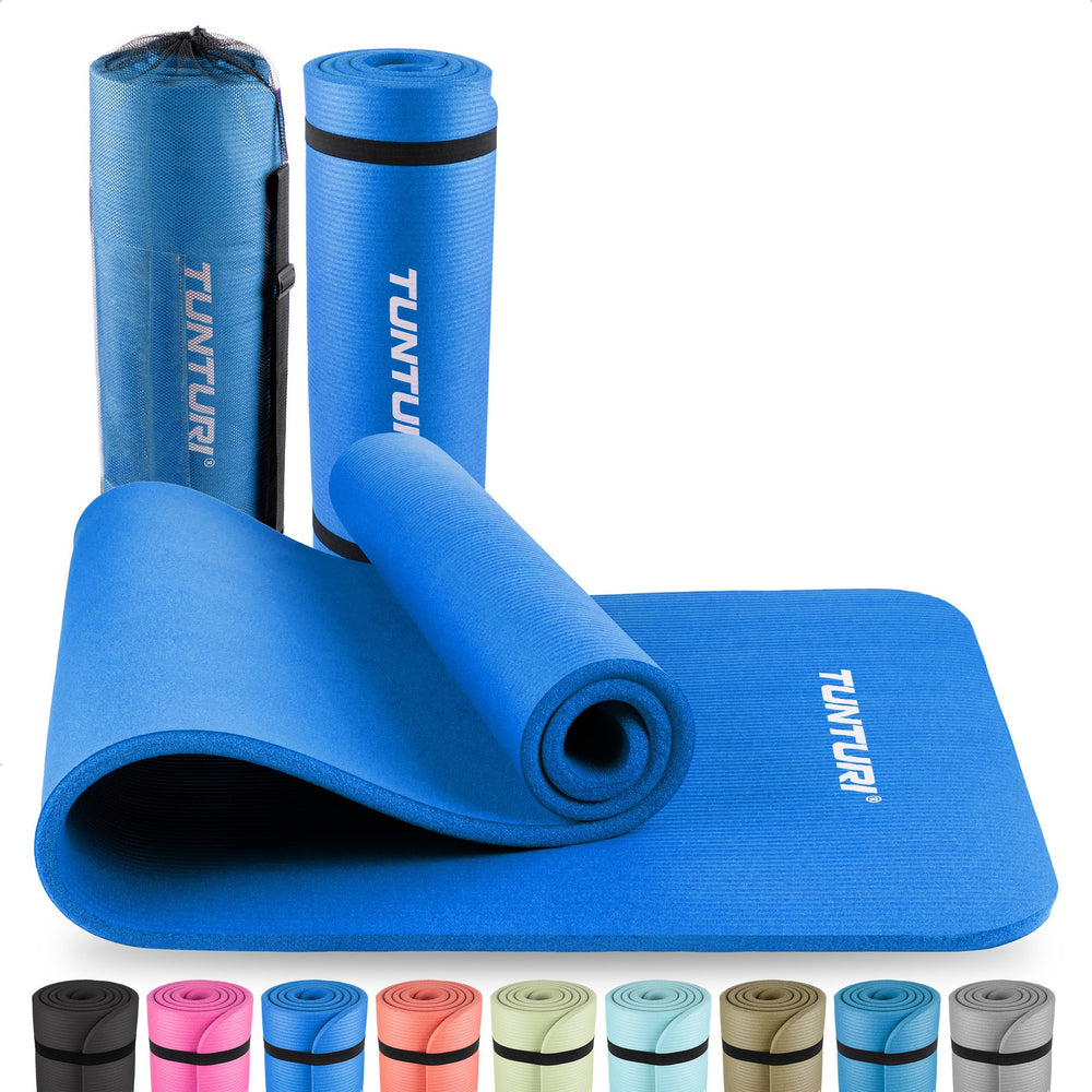 Tunturi Fitnessmat NBR 15mm - Blauw