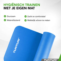 Tapis de Fitness Tunturi NBR 15mm - Bleu