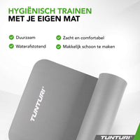 Tunturi Fitnessmat NBR 15mm - Grijs