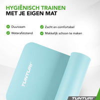 Tunturi Fitnessmat NBR 15mm - Lichtblauw