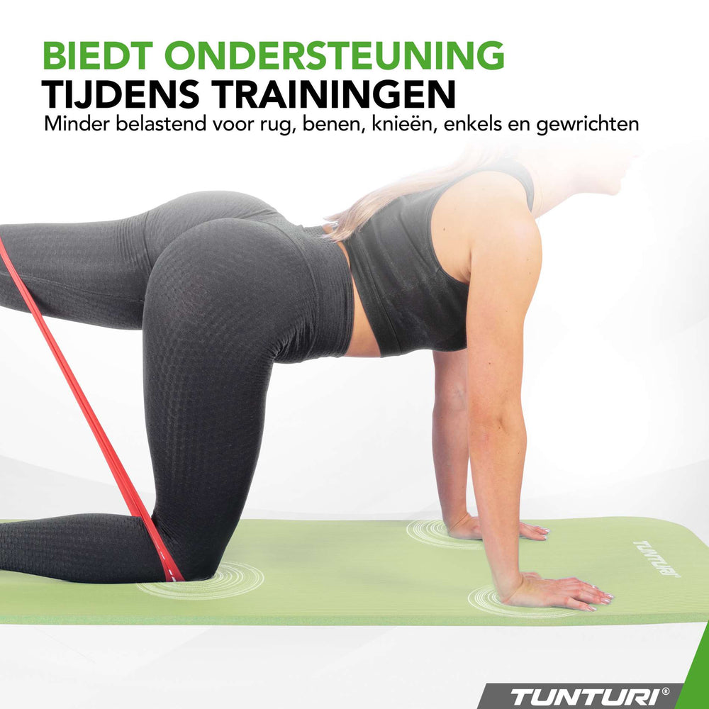Tunturi Fitnessmat NBR 15mm - Mint
