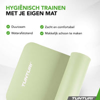 Tunturi Fitnessmat NBR 15mm - Mint
