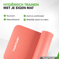 Tunturi Fitnessmat NBR 15mm - Roségoud