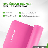 Tunturi Fitnessmat NBR 15mm - Roze