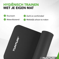 Tunturi Fitnessmat NBR 15mm - Zwart