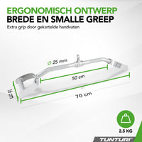Tunturi Lat Pulldown Bar, 70 cm