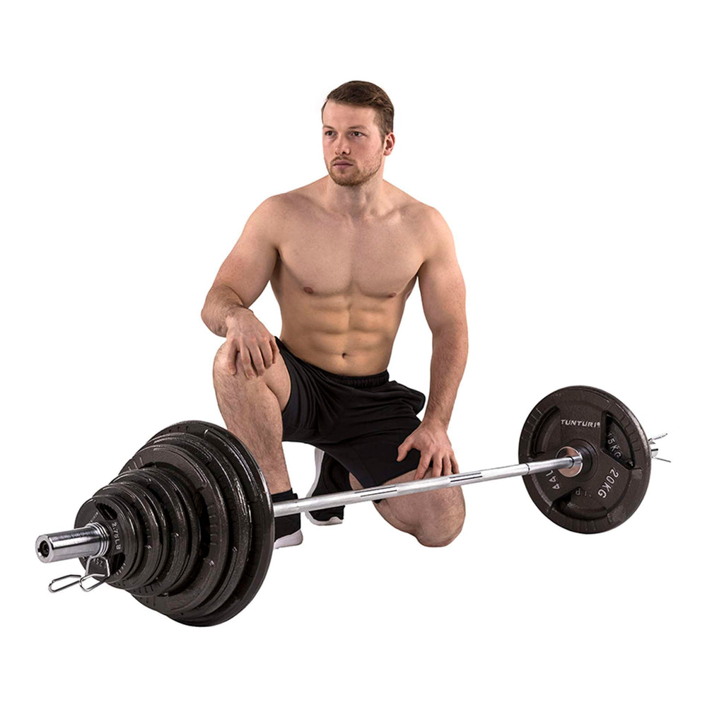 Tunturi Olympische Tri-Grip Halterstang set - Ø 50mm 140 kg