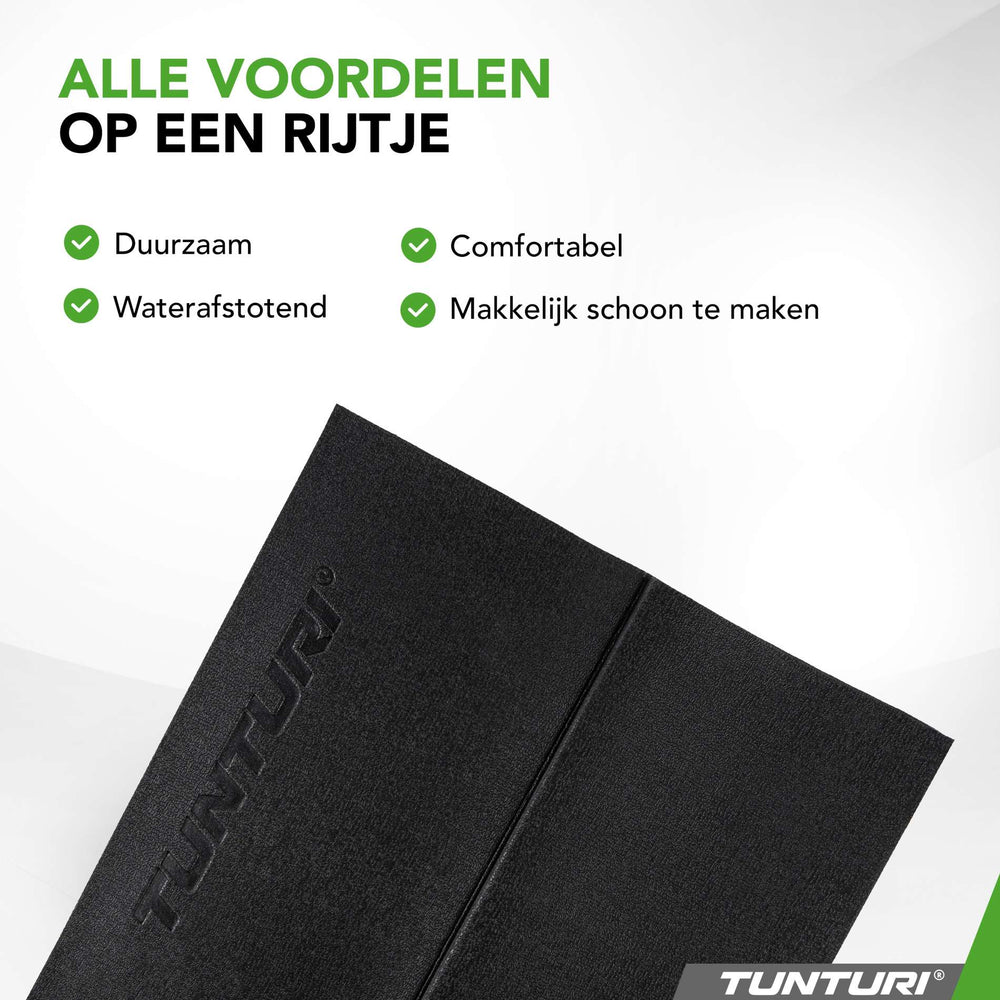 Tapis de fitness extérieur Tunturi noir