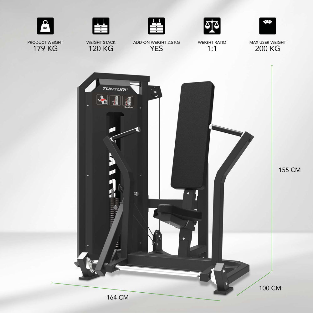 Presse pectorale Tunturi Platinum V-Series