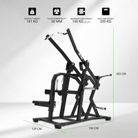 Tunturi Platinum V-Series Dual Wide Lat Pulldown Plate Loaded