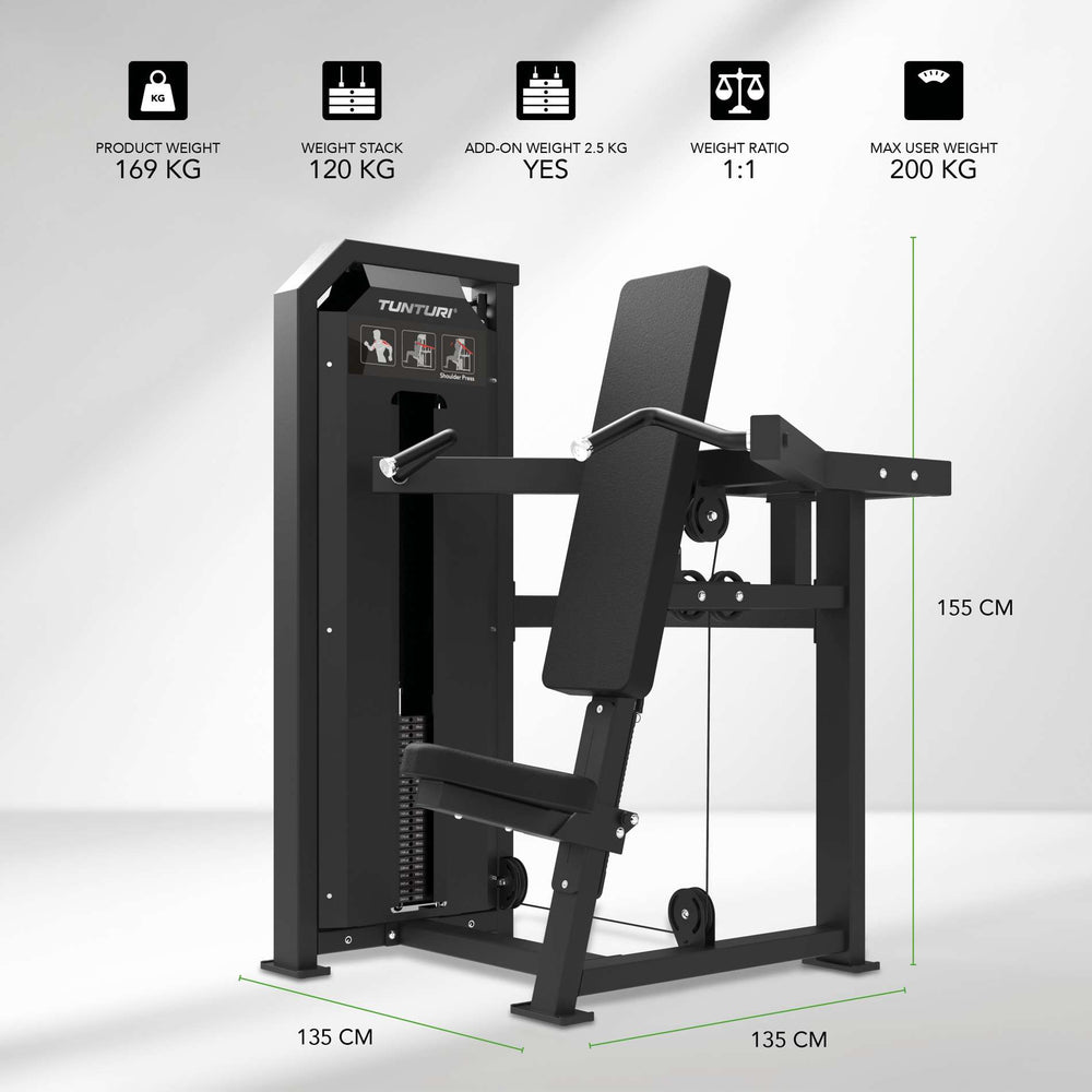 Presse à épaules Tunturi Platinum V-Series