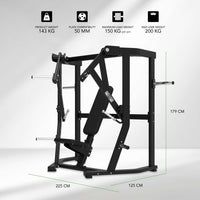 Tunturi Platinum V-Series Wide Chest Press Plate Loaded