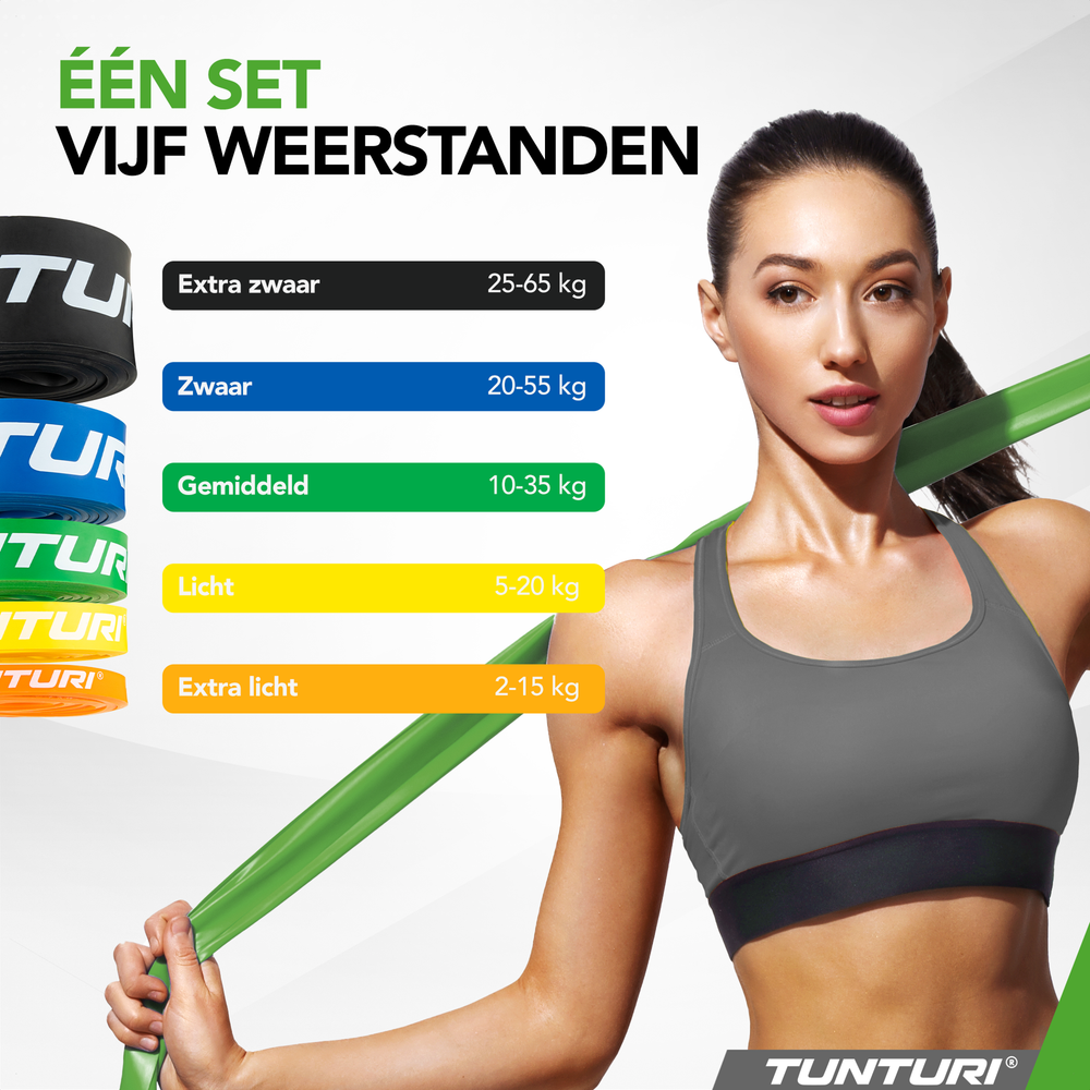 Tunturi Powerband - Vert - Moyen