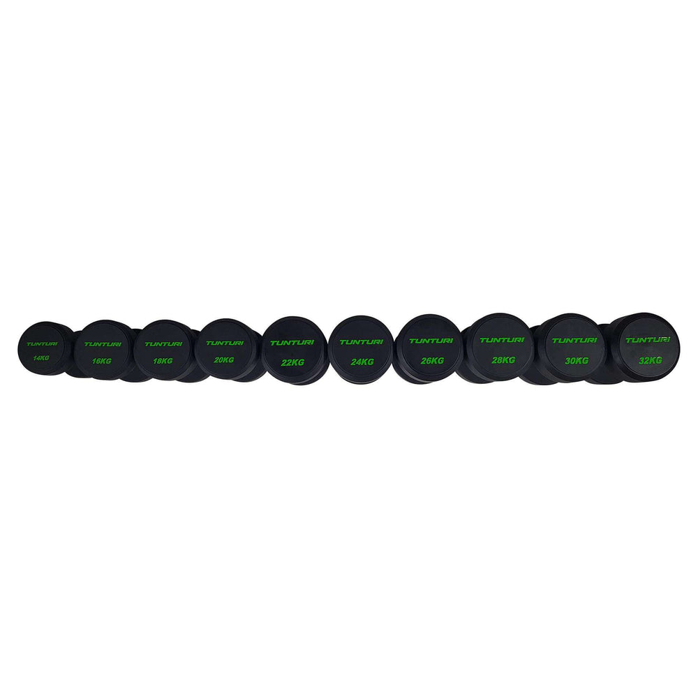 Tunturi Pro PU Ensemble d'haltères Ensemble d'haltères 14-32 kg