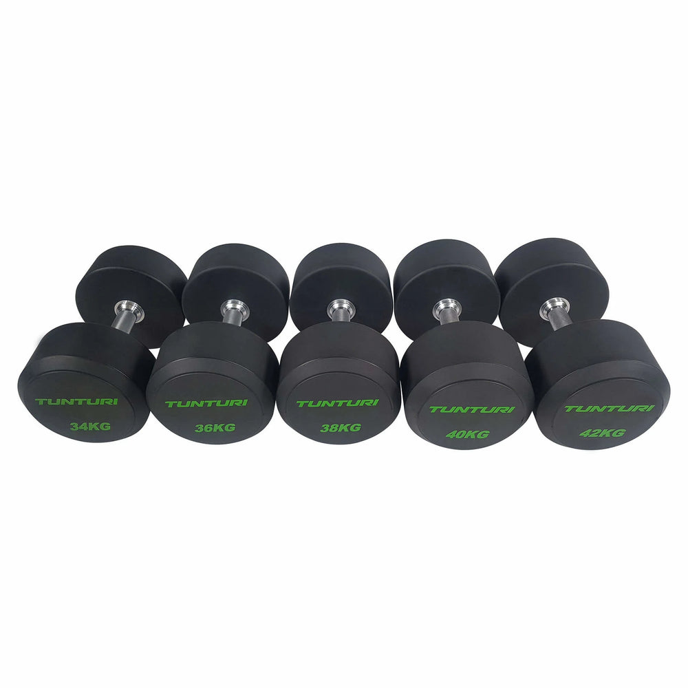 Tunturi Pro PU Dumbbell Set Halterset 34-42 kg