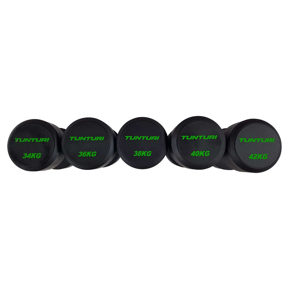 Tunturi Pro PU Dumbbell Set Halterset 34-42 kg