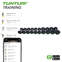 Tunturi Pro PU Dumbbell Set Halterset 34-42 kg