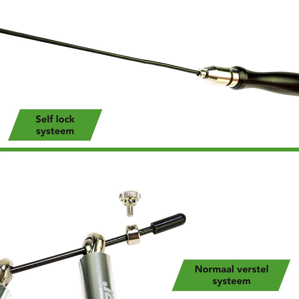 Tunturi Verstelbaar speed rope pro