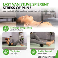 Tunturi Vibrerende duo massage roller
