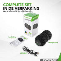 Tunturi Vibrerende duo massage roller
