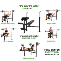 Banc de musculation Tunturi WB60