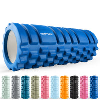 Tunturi Yoga grid foam roller 33 cm - Blauw