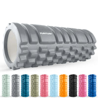 Tunturi Yoga grid foam roller 33 cm - Grijs
