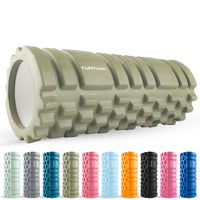 Tunturi Yoga grid foam roller 33 cm - Legergroen