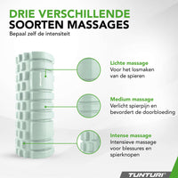 Tunturi Yoga grid foam roller 33 cm - Mint