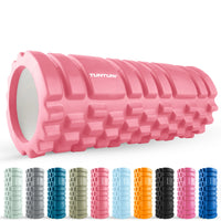 Tunturi Yoga grid foam roller 33 cm - Rosé goud