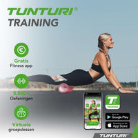 Tunturi Yoga grid foam roller 33 cm - Rosé goud