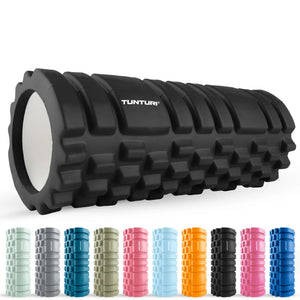 Rouleau de yoga Tunturi en mousse 33 cm - Noir
