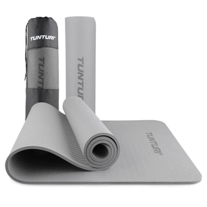 Tapis de yoga Tunturi 8 mm - Gris