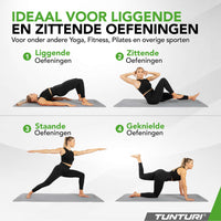 Tunturi Yogamat 8mm - Grijs