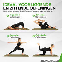 Tunturi Yogamat 8mm - Legergroen
