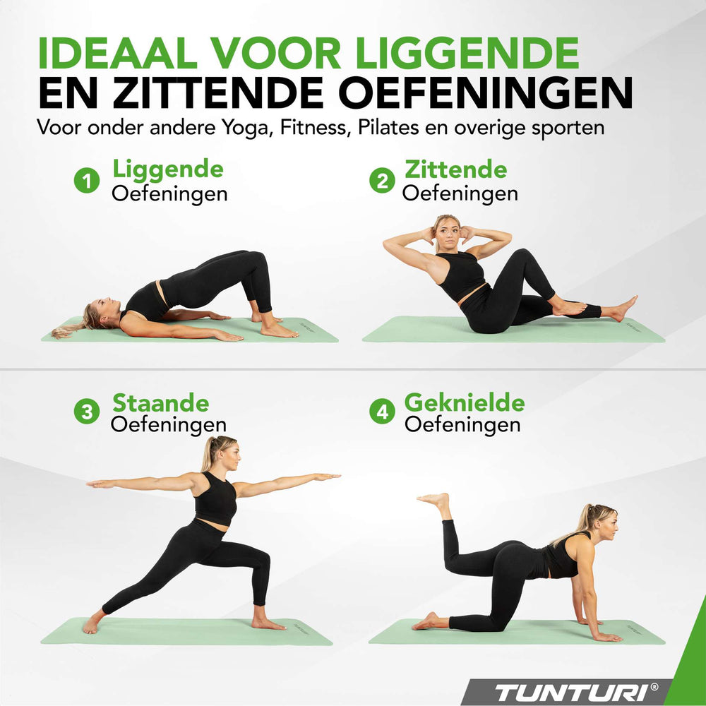 Tunturi Yogamat 8mm - Mint
