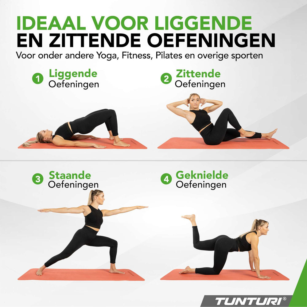 Tunturi Yogamat 8mm - Roségoud