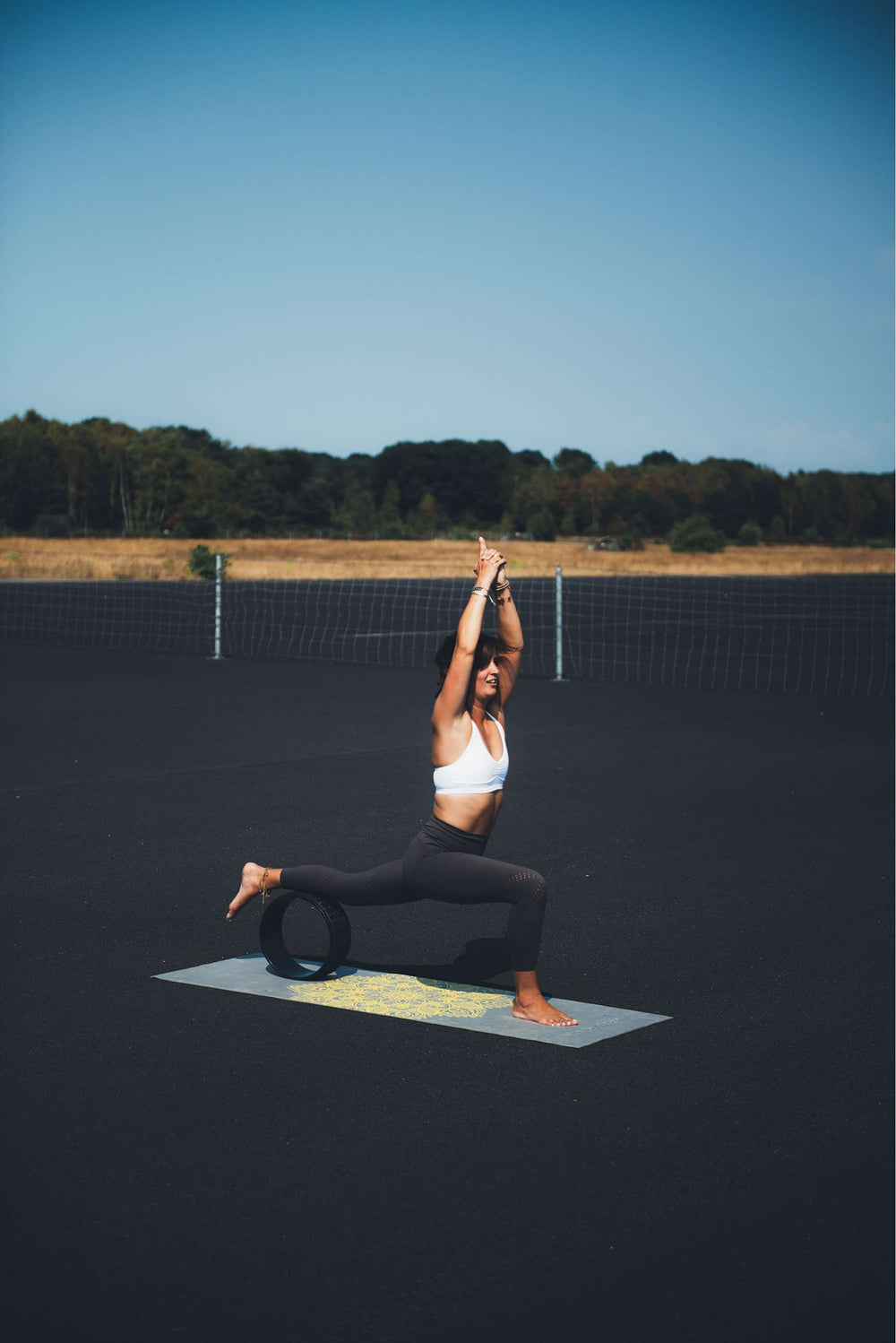 Roue de yoga Tunturi EVA noire