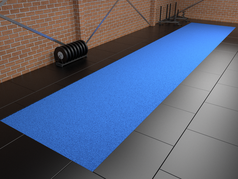 Sprinttrack Uni Outdoor 10 m x 2 m - Bleu
