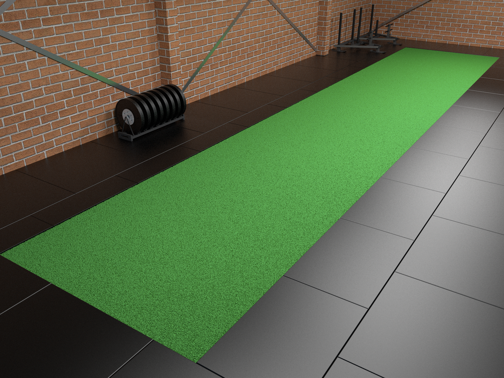 Piste de sprint Uni Outdoor 10 m x 2 m - Vert