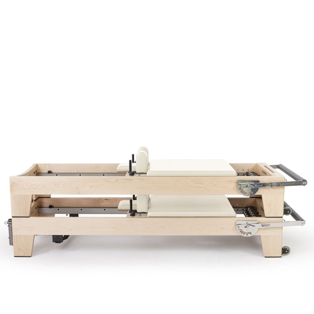 Elina Pilates Elite Reformer With Tower Ivory